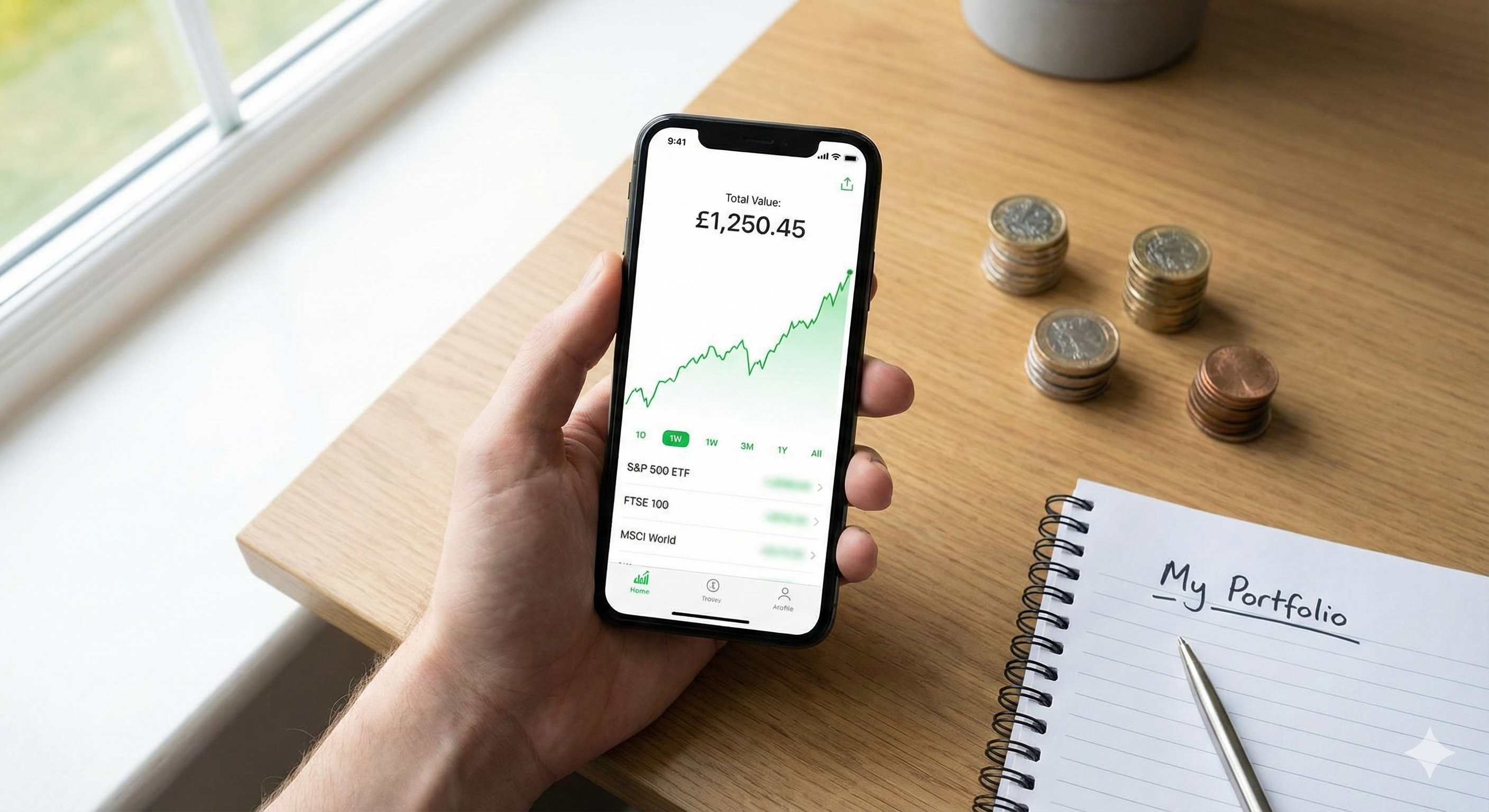 Invest feature visual